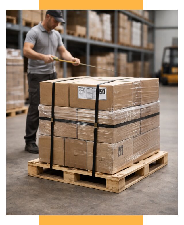 Упаковка и паллетирование грузов от 3553 р. | СетСервис-Птр