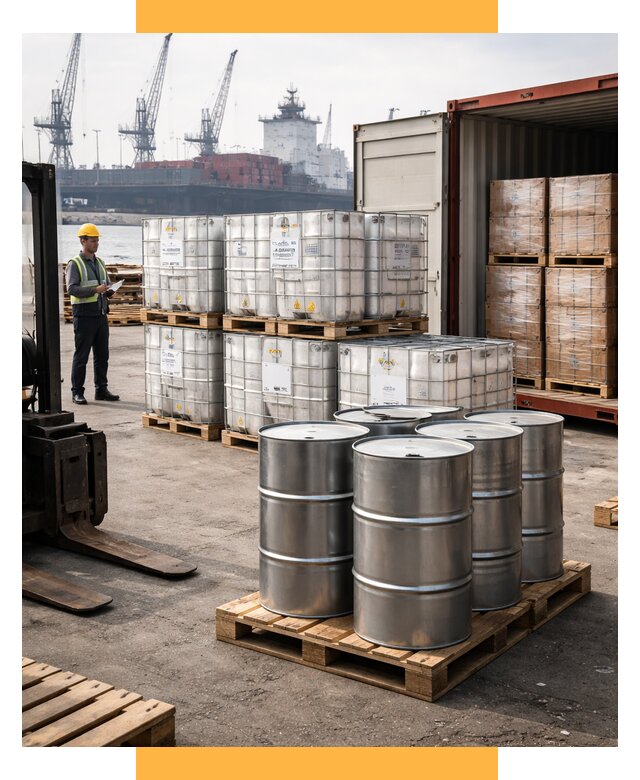 Доставка химического сырья из Индии от 253750 р. | СетСервис-Птр