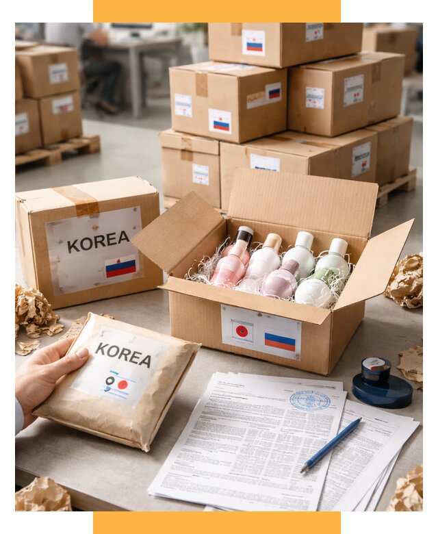 Доставка косметики из Кореи от 8628 р. под ключ | СетСервис-Птр