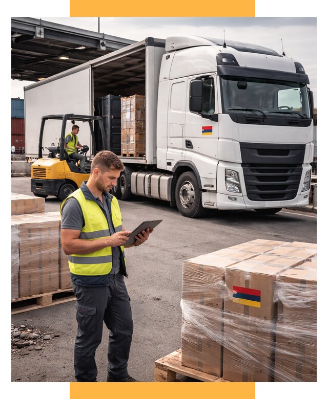 Автоперевозки из Армении от 96425 р. — услуги СетСервис-Птр