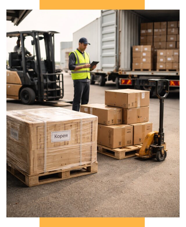 Доставка грузов в Корею из России от 35525 р. | СетСервис-Птр