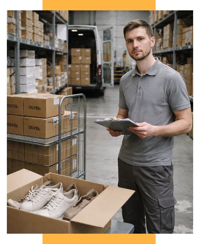 Доставка обуви из Китая и Турции от 4568 р. СетСервис-Птр