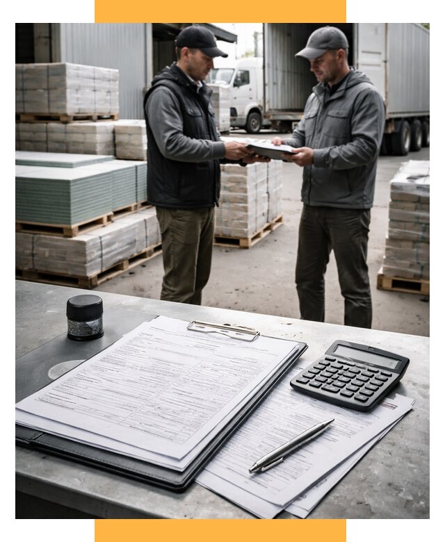 Таможенное оформление стройматериалов от 8628 р. | СетСервис-Птр